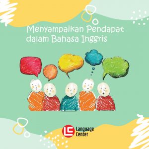 pendapat dalam bahasa inggris