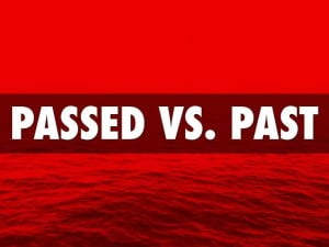 passed vs. past
