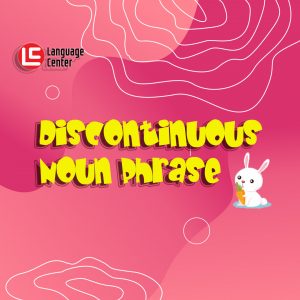 discontinuous noun phrase