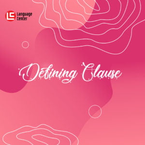 Defining Clause