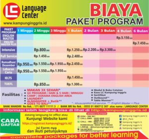 biaya program kampung inggris