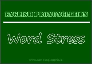 word stress