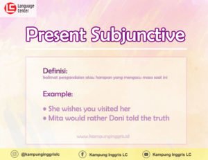 Present Subjunctive