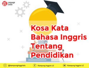 kosa kata bahasa inggris tentang pendidikan