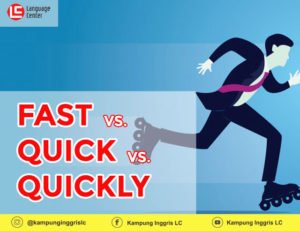 Perbedaan Fast Quick dan Quickly