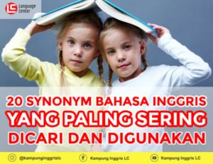 synonym bahasa inggris