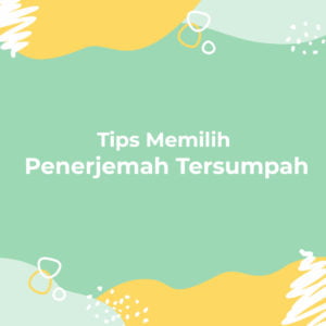 penerjemah tersumpah