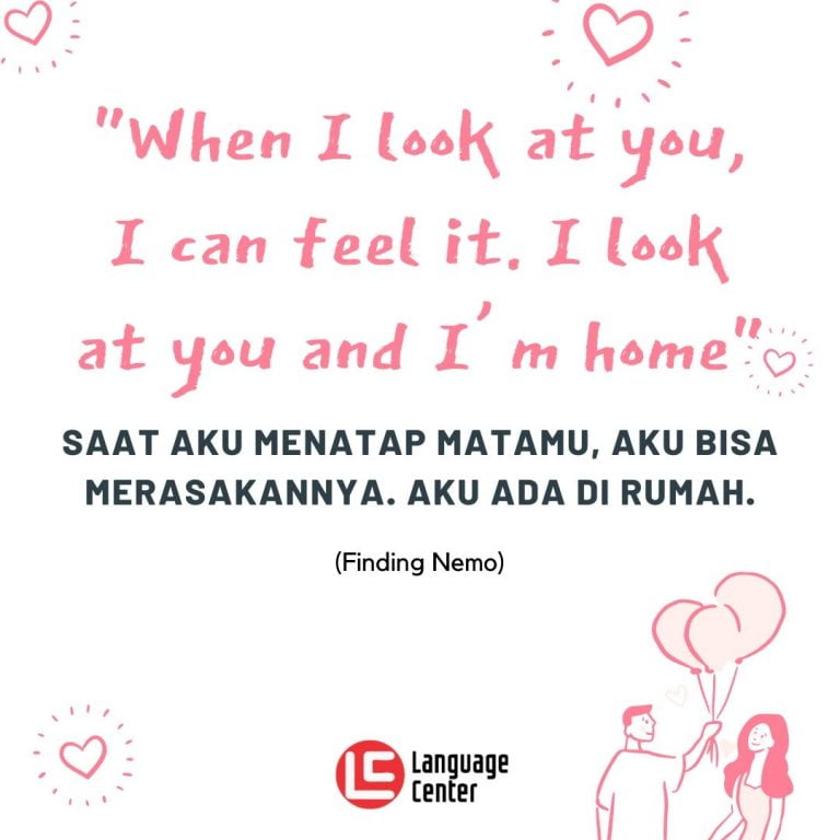 50 Kutipan Film Barat Romantis Dan Artinya Kampung Inggris Lc Pare