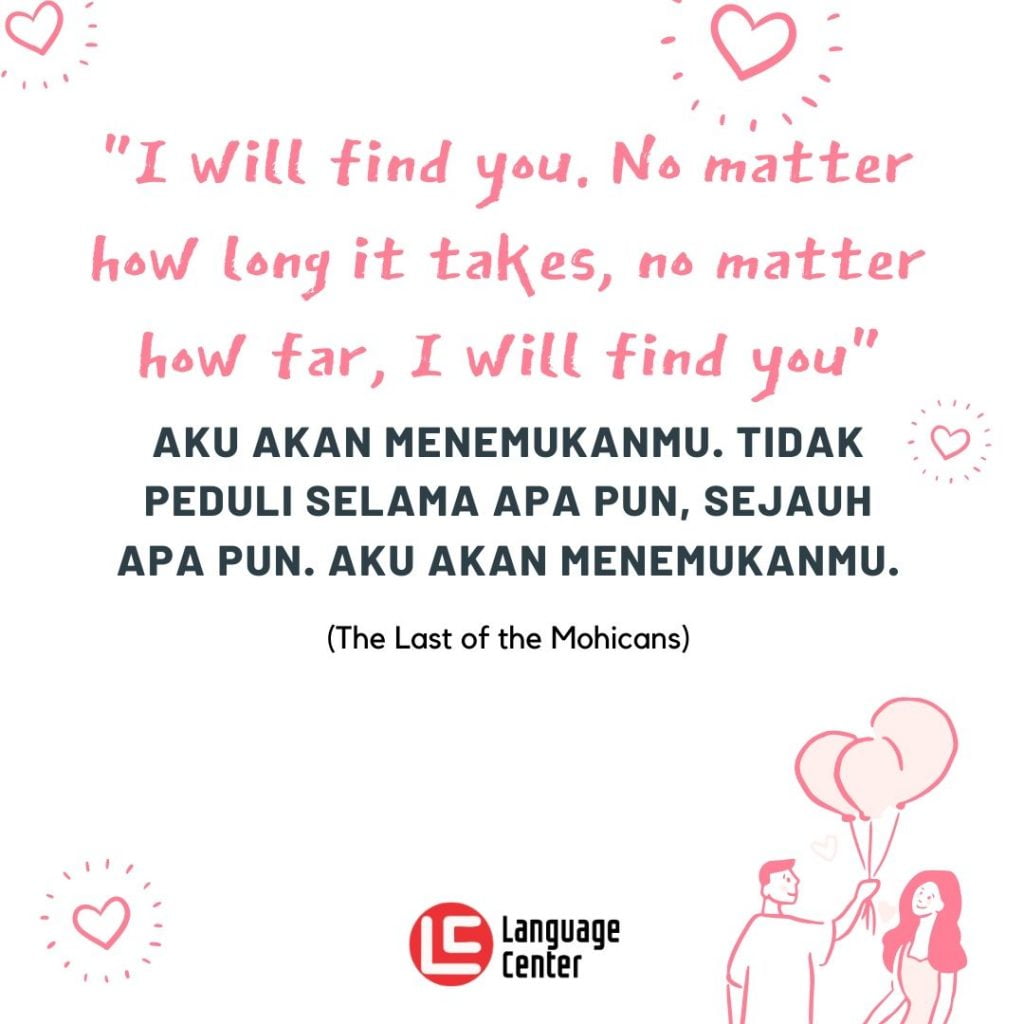Kutipan Film Romantis Barat dan Artinya - 25