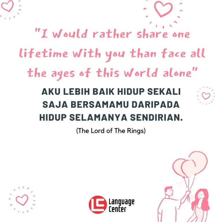 50 Kutipan Film Barat Romantis Dan Artinya Kampung Inggris Lc Pare