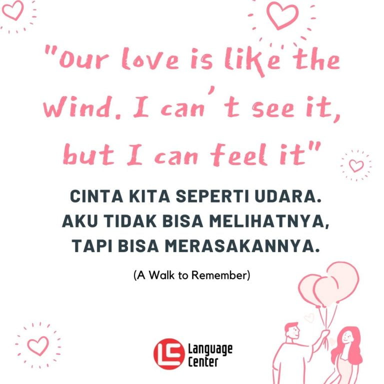 50 Kutipan Film Barat Romantis Dan Artinya Kampung Inggris Lc Pare