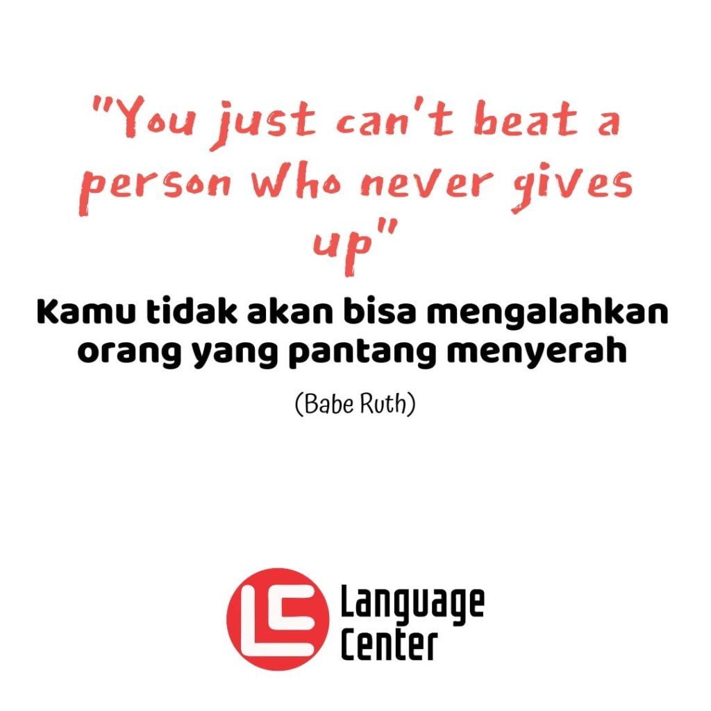 Kutipan Motivasi Bahasa Inggris - 7