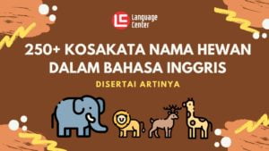 Daftar Nama Hewan dalam Bahasa Inggris