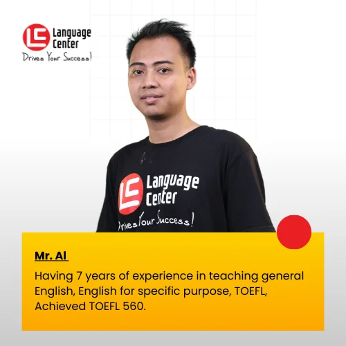 Having 7 years of experience in teaching general English, English for specific purpose, TOEFL, Achieved TOEFL 560.